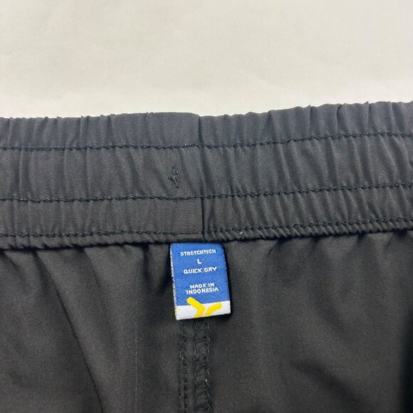 Old Navy Black Stretch Tech Wide Leg Cargo Pant L - Picture 4 of 7